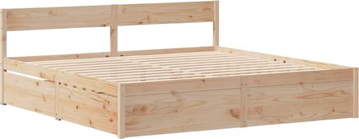 Produktbild VidaXL Bett ohne Matratze 200x200 (200 x 200 cm)