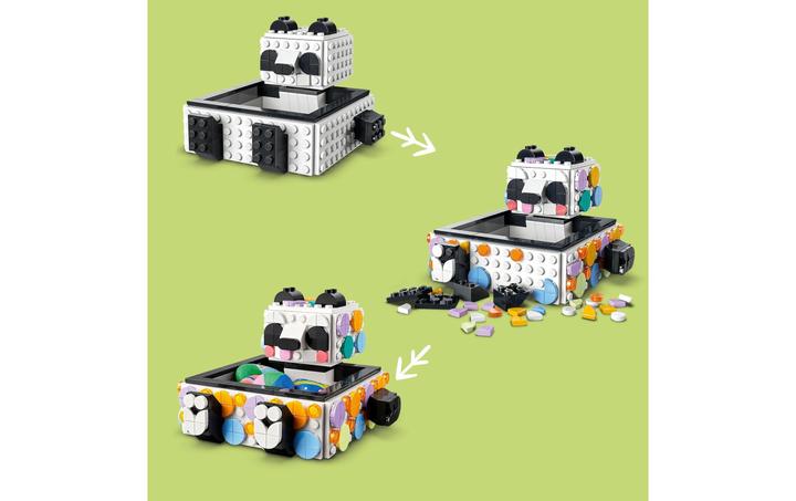 Actual product image LEGO Panda storage tray (41959, LEGO Dots)