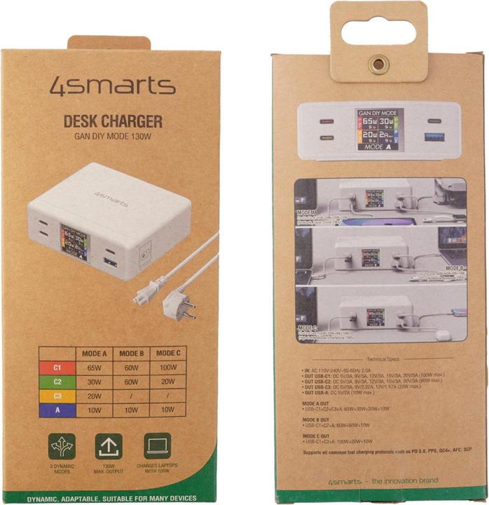 Immagine prodotto 4smarts Caricabatterie da tavolo (130 W)