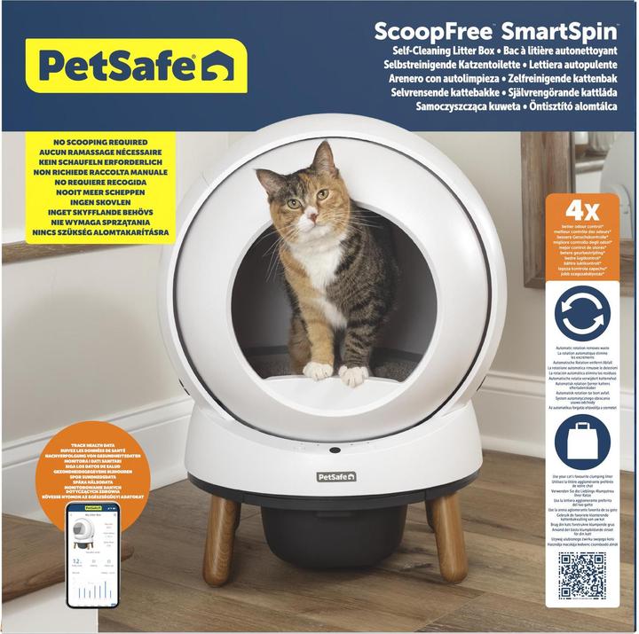 Actual product image PetSafe Ecom Smartspin Auto Litter Box robot - (72984917986) (Self-cleaning litter tray)