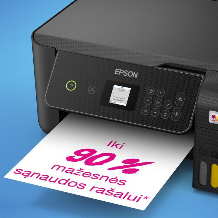 Actual product image Epson EcoTank L3280, 3in1,Print, Scan, Copy (Colour)