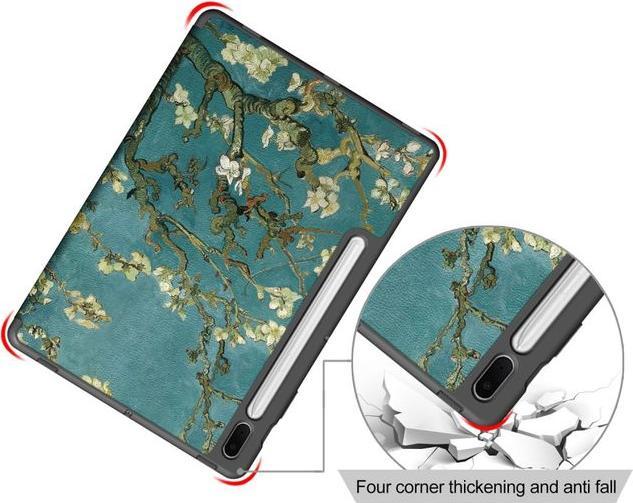 Actual product image MU Style Triple folding cover with pattern (Galaxy Tab S7 FE)