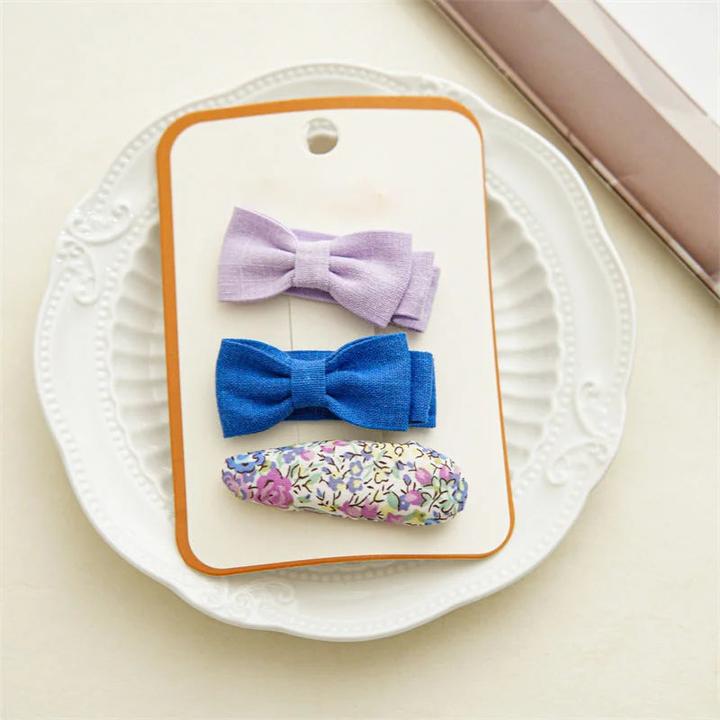Produktbild Activity Board Adorable Floral Bow Hair Clips - Perfekte Kopfbedeckung Zubehör (3 Stk.)