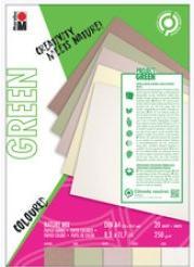 Immagine prodotto Marabu Blocco da colorare verde Nature Mix, DIN A4, colori della natura assortiti (A4)
