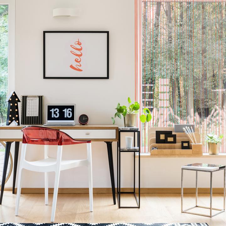 Image du produit Relaxdays Rideau fils (90 x 245 cm)