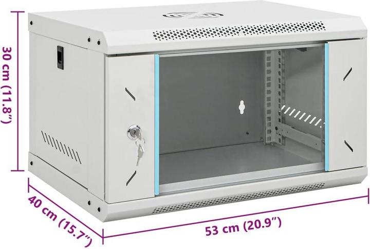 Image du produit VidaXL Lanzo (6 HE, Rack 19 pouces)
