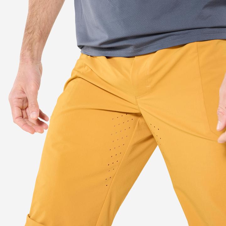 Produktbild Rockrider Radhose kurz atmungsaktiv Unisex gelb (XL)