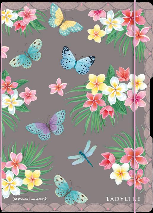 Herlitz my.book flex notebook A4 80 sheets multicoloured (A4, Dotted, Checked, Soft cover)