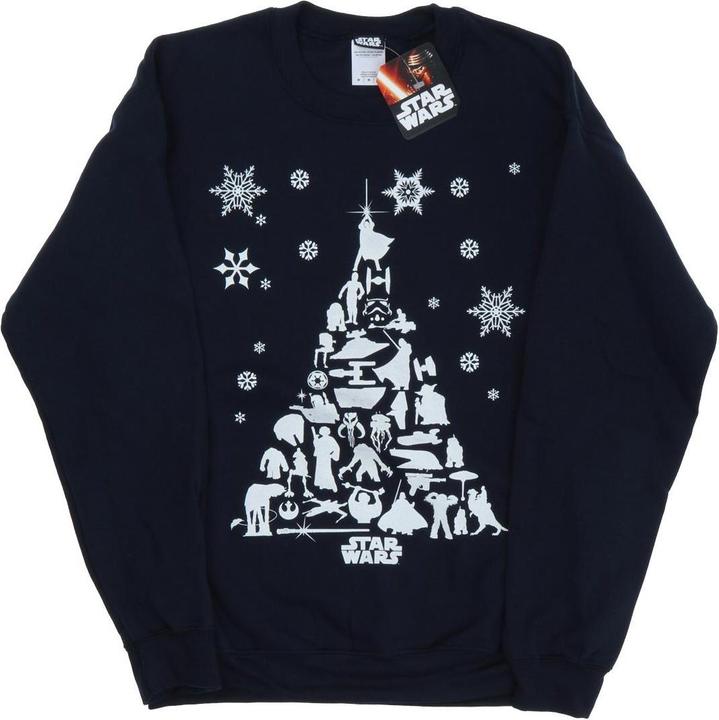 Produktbild Star Wars Christmas Tree Sweatshirt Mädchen (128)