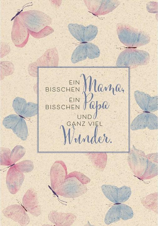 Image du produit Carte de voeux Papillon 12.2 x 17.5 cm (1 pcs)