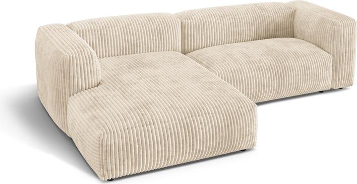 Actual product image Micadoni Modular Left Corner Sofa, "Martina", 2 Seats, 283x176x75 Made in Europe (Corner sofa)