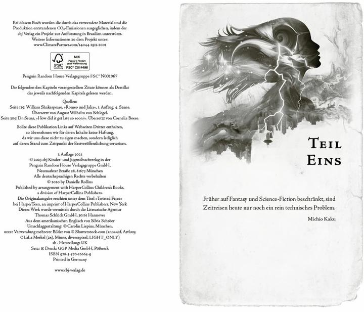 Produktbild Stolen Time - Gestohlenes Schicksal (Deutsch, Danielle Rollins, 2023)