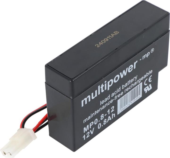 Immagine prodotto Multipower Akku MP0.8-12AMP mit AMP Stecker Buchse (12V)