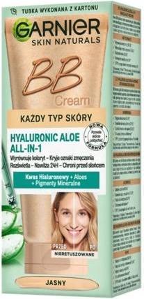Actual product image Garnier GARNIER Hyaluronic Aloe All-In-1 BB Cream nawilżający krem BB do każdego typu skóry Jasny 50ml