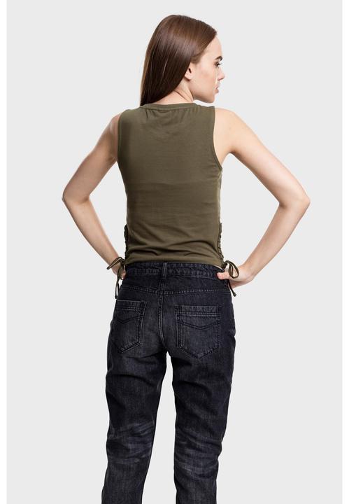 Actual product image Urban Classics Ladies Lace Up Cropped Top (XL)