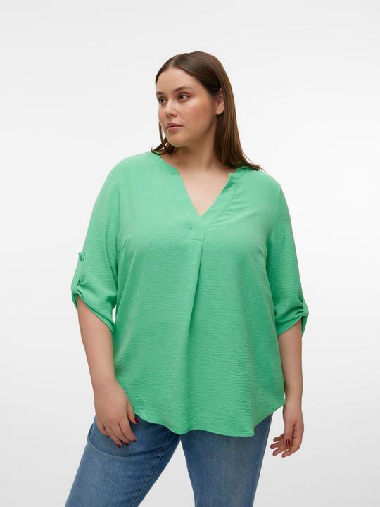 Actual product image Vero Moda Regular fit V-neckline Curve turned-up cuffs Top Top (44)