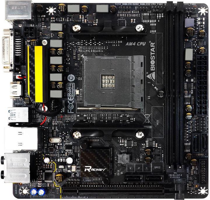 Produktbild Biostar X370gtn (AM4, AMD X370, Mini-ITX)