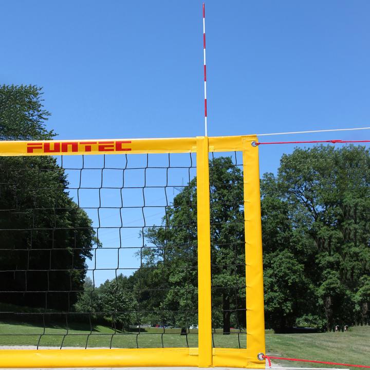 Actual product image Funtec Beach Volleyball Net Antennae Plus, 2-Piece, Velcro Antenna Pockets, Optimal For The Free Time