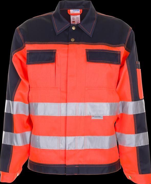 Produktbild Planam Warnschutz Bundjacke orange marine Grösse 70 (M)
