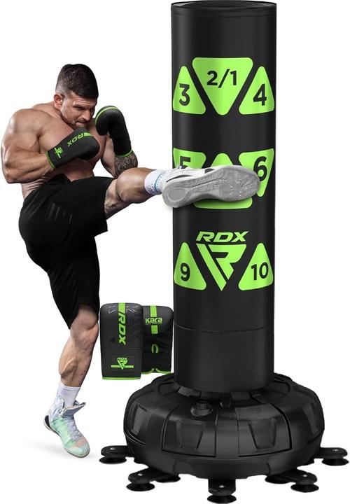 Actual product image Rdx Free Standing Adults Punch Bag Target Green - 6ft (180 cm)
