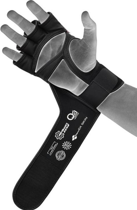 Produktbild Rdx MMA Handschuhe Aura Plus T-17 Black Golden-M (M)