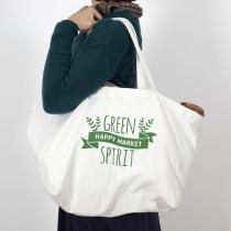 Entre Temps multipocket shopping bag coton 40x21x29.5cm
