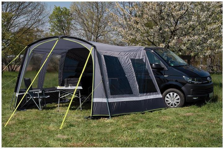 Immagine prodotto High Peak Tenda dell'autobus Trento 2.0 lightgrey-darkgrey-lime (Tenda a cupola, 9.10 kg, 2 persone)