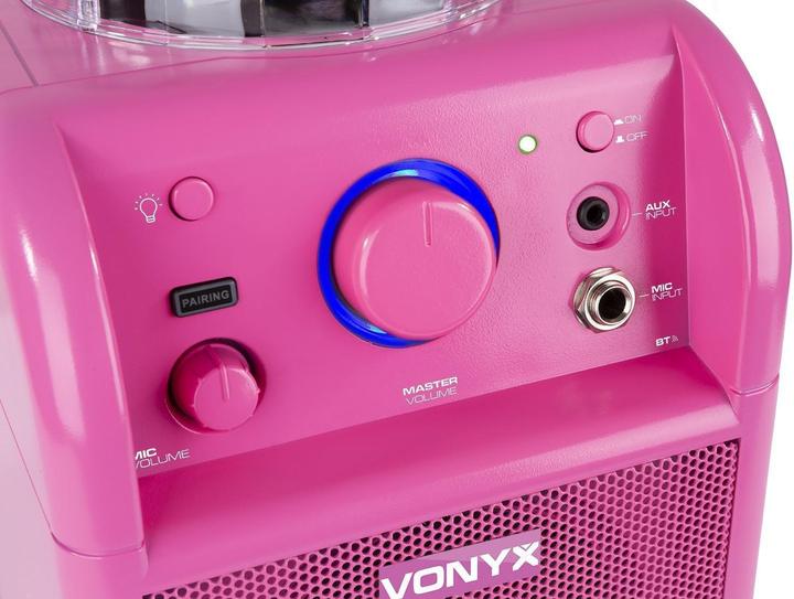 Actual product image Vonyx SBS50B Party Speaker pink (Active)