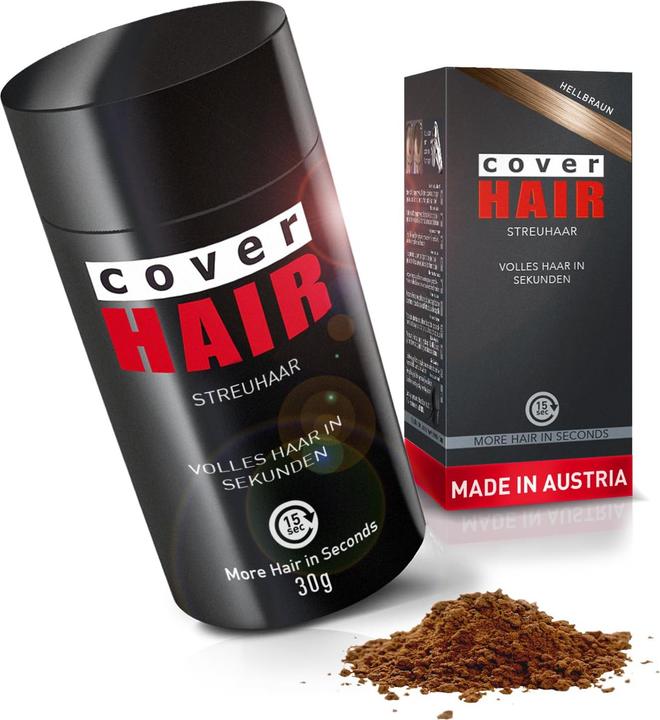 Cover hair Premium Streuhaar zur Haarverdichtung (Marron clair)