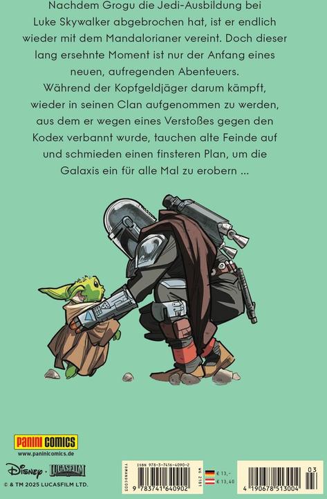 Actual product image Panini Star Wars: The Mandalorian Comics - Der offizielle Comic zur dritten Staffel (German, Matteo Piana, Alessandro Ferrari, Igor Chimiso, 2025)