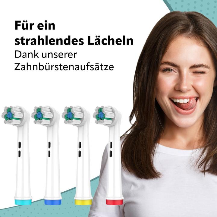 Actual product image Ora-Care Replacement brushes with polishing cup compatible with Oral-B 8-pack (8 x)