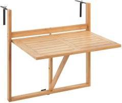Produktbild Wenko Bambus Balkon-Klapptisch Mod. Waikiki zum Einhängen an Balkongeländer (64 cm)