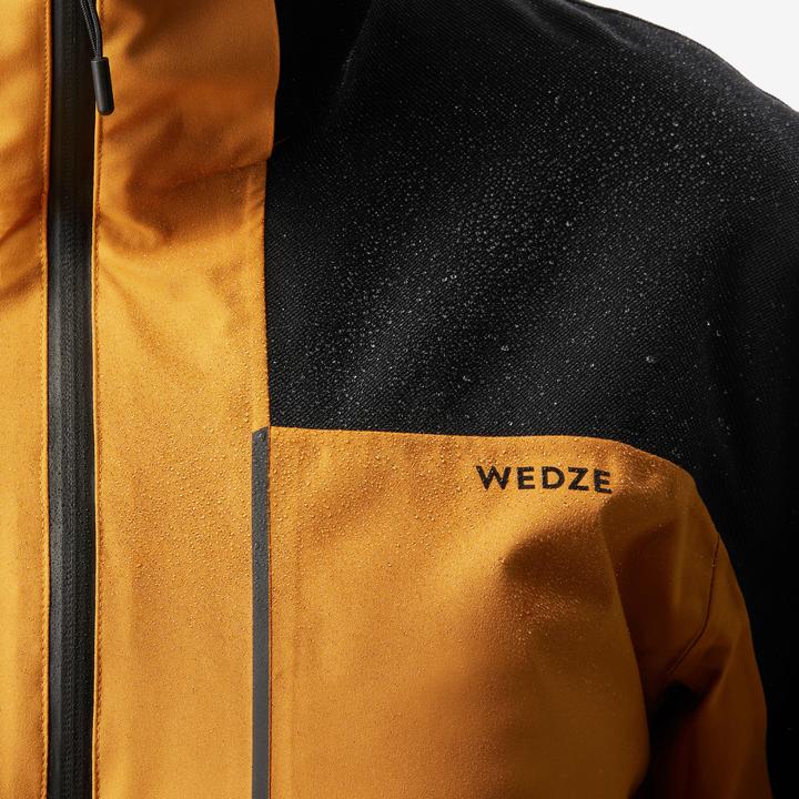 Produktbild Wedze Skijacke Herren wasserdicht und strapazierfähig - 500 camel/schwarz (M)