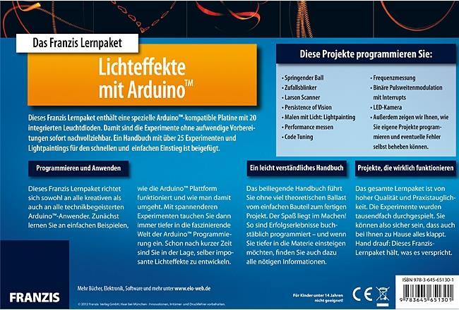 Produktbild Franzis Lernpaket Lichteffekte mit Arduino