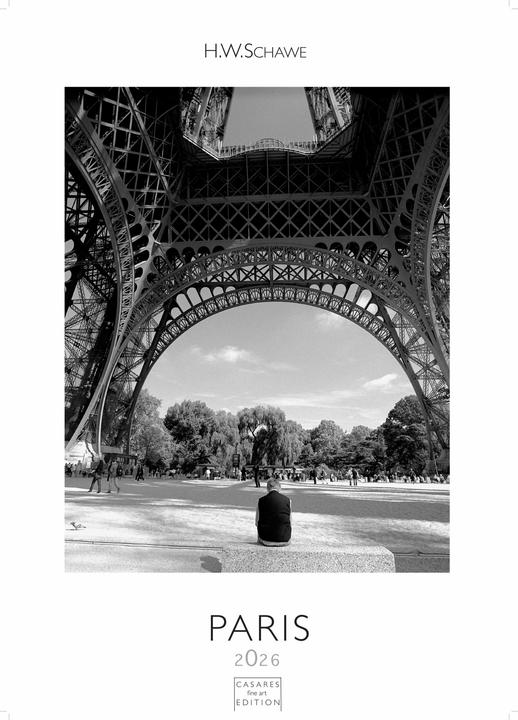 Produktbild Paris schwarz-weiss 2026 S 29x21cm (Kein Einband, Deutsch)