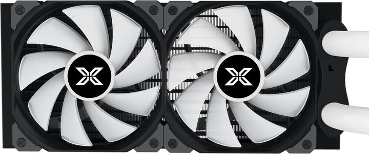 Actual product image Xigmatek Kit Watercooling Neon Aqua RGB - 240mm (Noir)