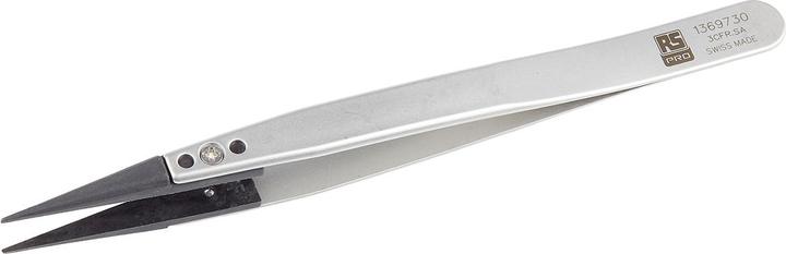Rs Pro Plastic replaceable tip tweezers 130mm.
