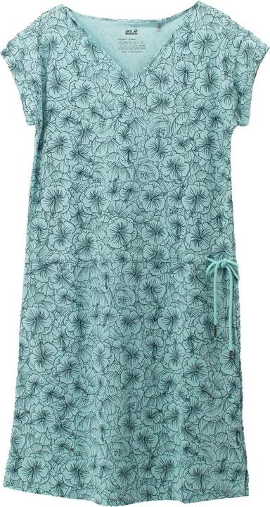 Jack Wolfskin Dress Aop dress summer dress short sleeve flowers (S)