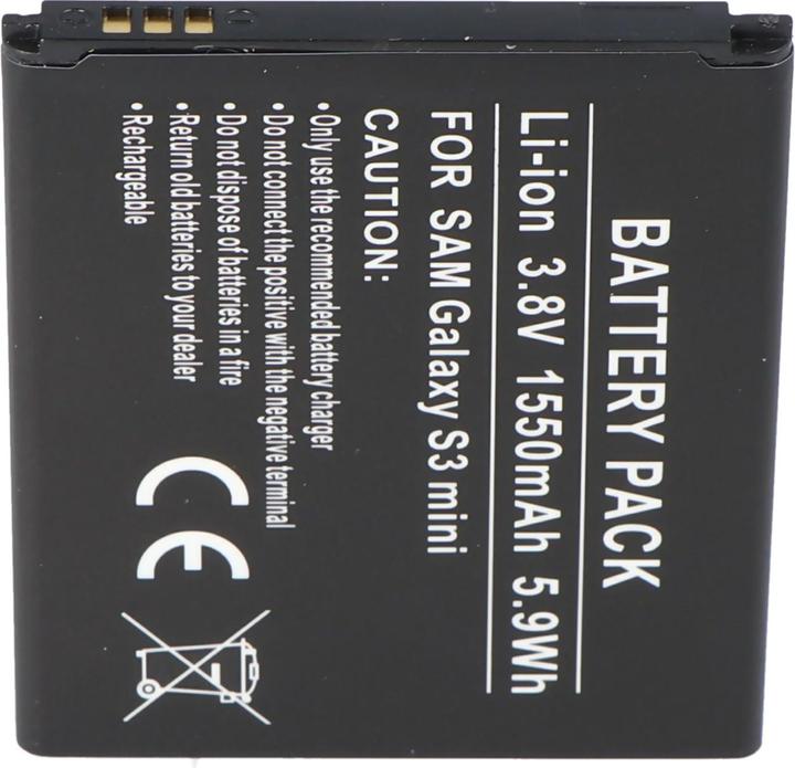 Actual product image Samsung Galaxy S III Mini battery, GT-I8190