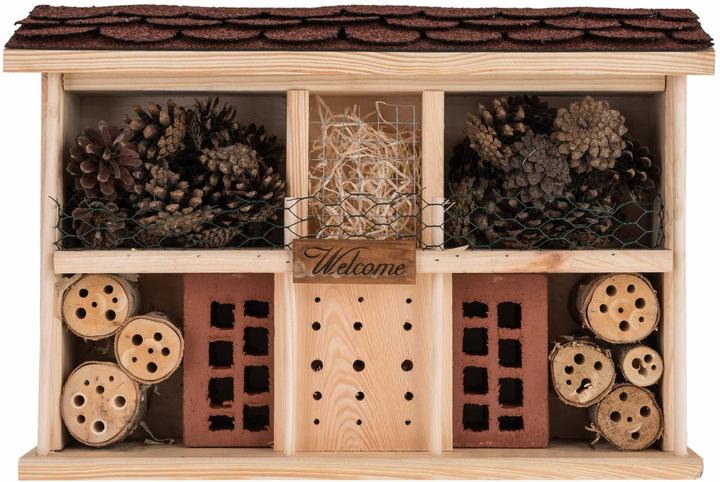 Produktbild Schweizer Insektenhotel Landsitz Komfort FSC (Biene, Schmetterlinge, Marienkäfer, Florfliegen)