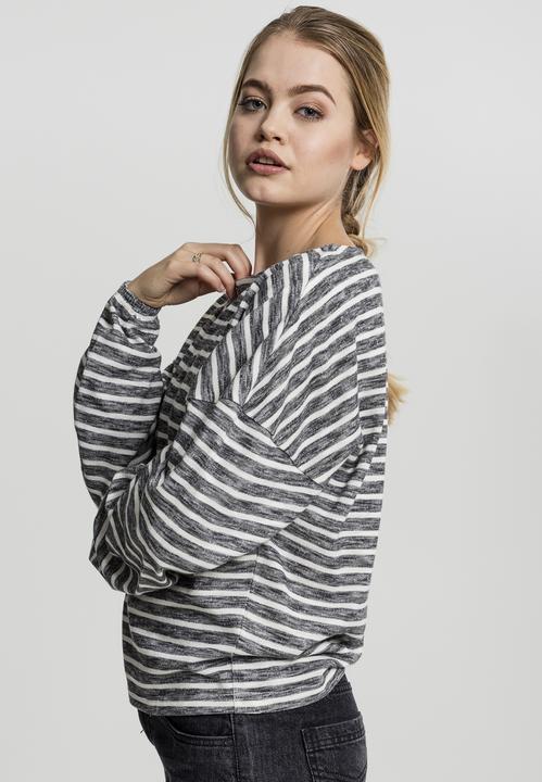 Actual product image Urban Classics Ladies Oversize Stripe Pullover (M)