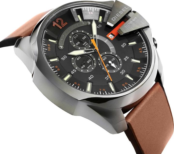 Actual product image Diesel Mega Chief (Analogue wristwatch, Chronograph, 51 mm)