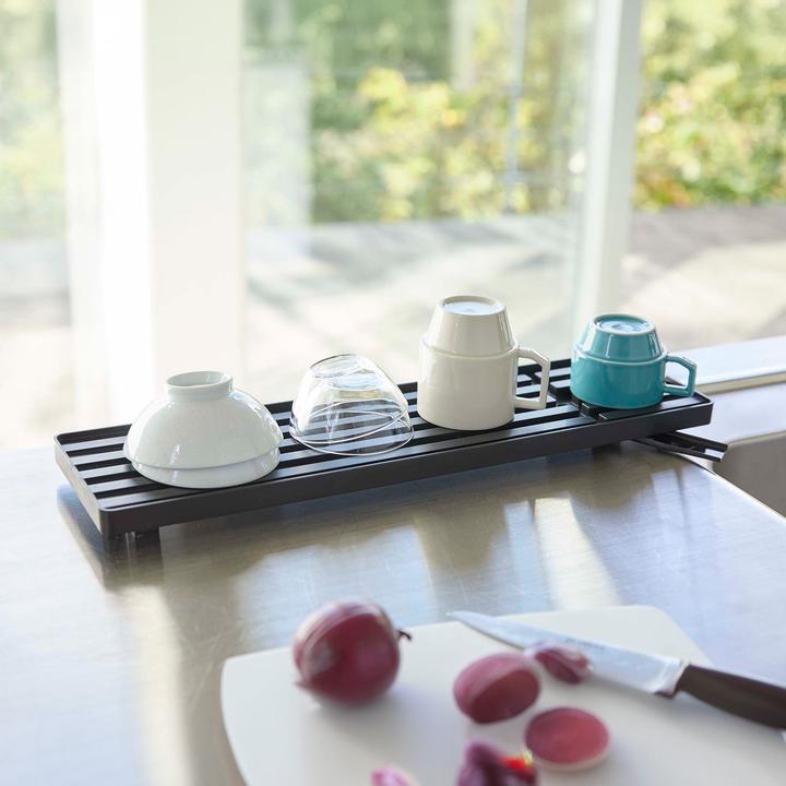 Produktbild Yamazaki Geschirrabtropfgestell, schwarz