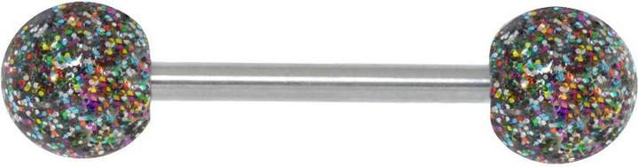 Bijouteria Zungenpiercing (Acrylglas, Chirurgenstahl 316L)