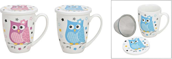 Actual product image G. Wurm tasse à thé hiboux 19107 (300 ml, 1 x)