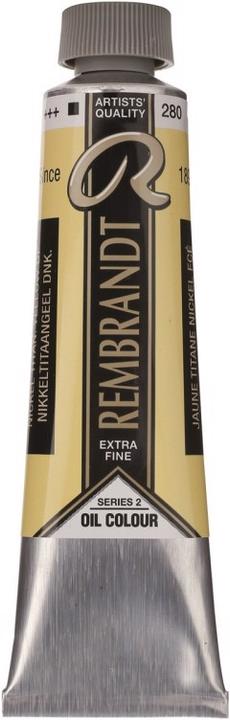 Immagine prodotto Rembrandt VERNICE AD OLIO T9 280 (Nichel titanio giallo scuro 280, 40 ml)