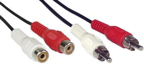 Produktbild InLine Cinch Verlängerung (5 m, Cinch)