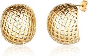 Image du produit JVD - Fashion gold-plated steel earrings SSSE0159X20GO00 (Acier)