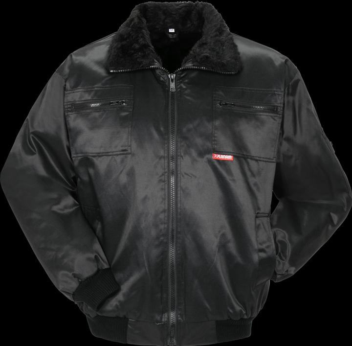 Actual product image Planam Men's pilot jacket GLETSCHER black size M (M)