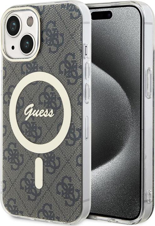 Actual product image Guess GUHMP15MH4STW iPhone 15 Plus 6.7" brązowy/brown hardcase IML 4G MagSafe (Apple iPhone 15 Plus)